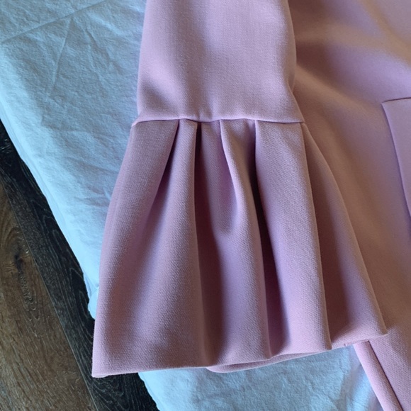 Nwt Zara pink spring bell sleeve coat - Picture 8 of 10